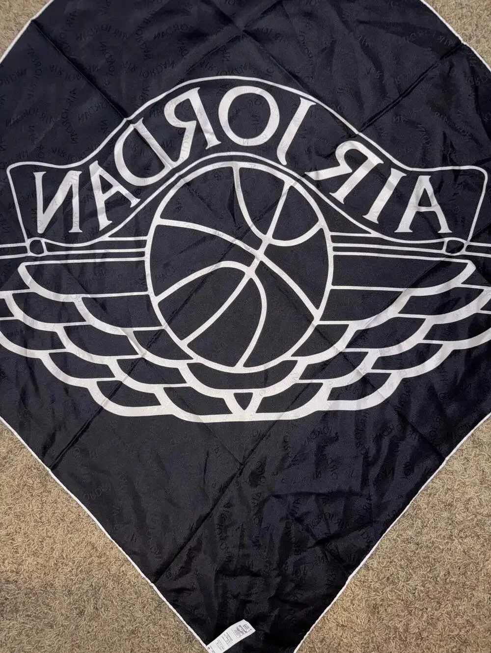 Air Jordan One Wings Silk Scarf Made in Italy 100% Silk Limited